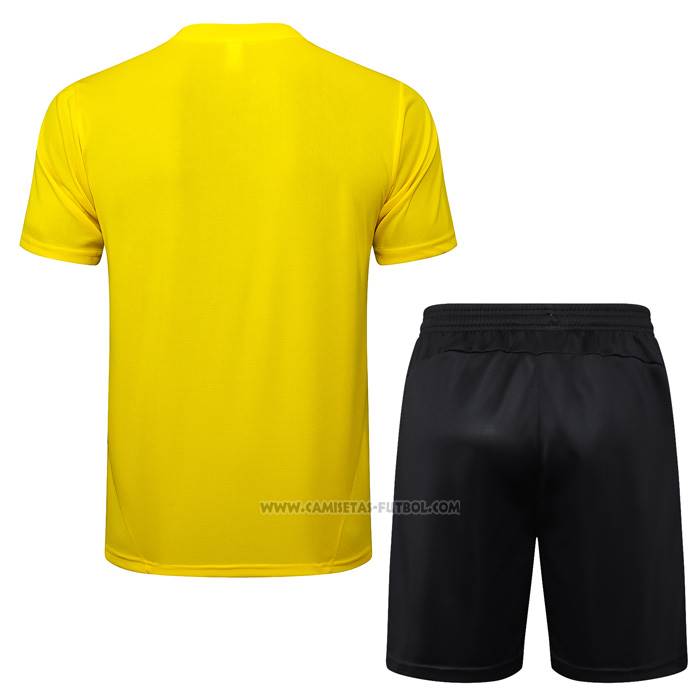 Chandal del Borussia Dortmund Manga Corta 2024-2025 Amarillo - Pantalon Corto